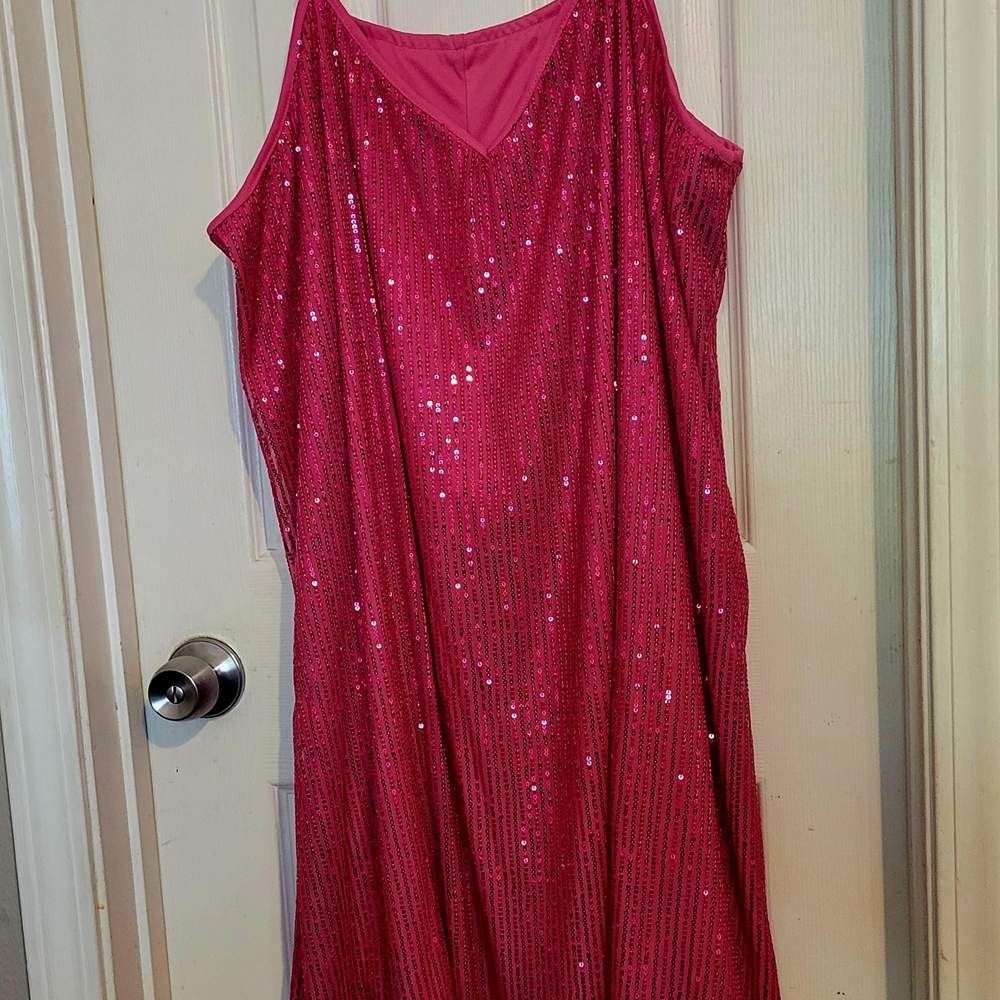 Pink Sequin Dress